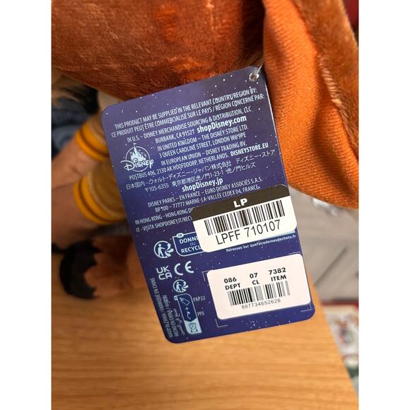 Disney Collection NWT Valentino Wish Stuffed Animal Toy Soft And Cuddly 13-Inch - Picture 3 of 5